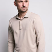 Светр поло чоловічий бежевий