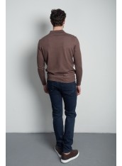 Поло чоловіче коричневе