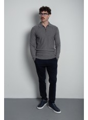 Поло чоловіче сіре