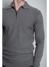 Поло чоловіче сіре