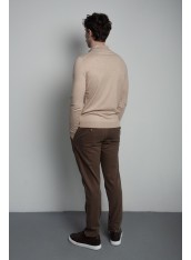 Кофта чоловіча бежева на блискавці